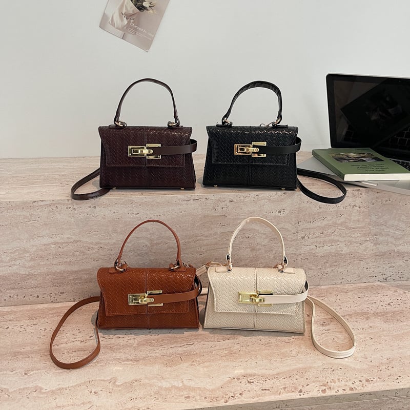 Geantă Kelly în stil coreean, design de nișă, culoare uni, pentru mână sau crossbody, pentru femei, primăvara 2026