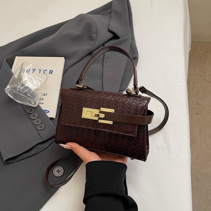 Geantă Kelly în stil coreean, design de nișă, culoare uni, pentru mână sau crossbody, pentru femei, primăvara 2026