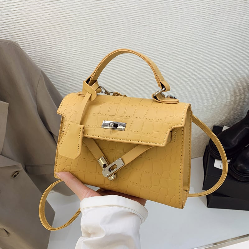 Geantă Kelly mică de lux pentru femei, 2025 – geantă de mână cu curea de umăr/crossbody