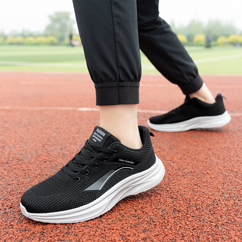Pantofi sport unisex din Flyknit țesătură, respirabili, ușori, casual pentru alergare, talpă de cauciuc