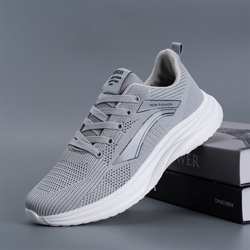 Pantofi sport unisex din Flyknit țesătură, respirabili, ușori, casual pentru alergare, talpă de cauciuc