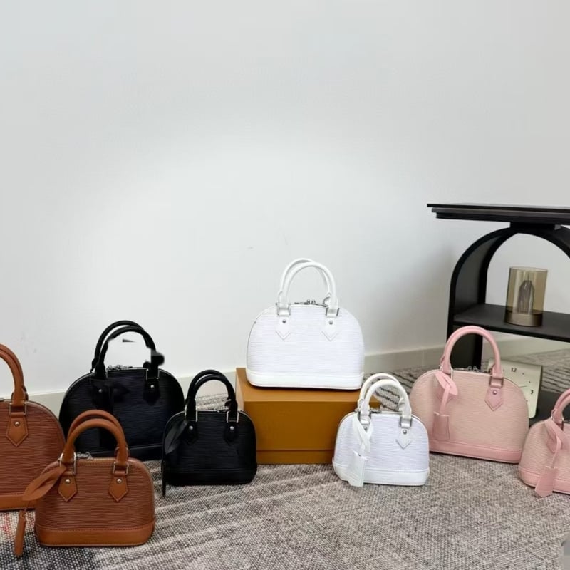 Noua geantă Almabbnano mini în formă de scoică, piele naturală cu textură valuri de apă, geantă crossbody pentru femei