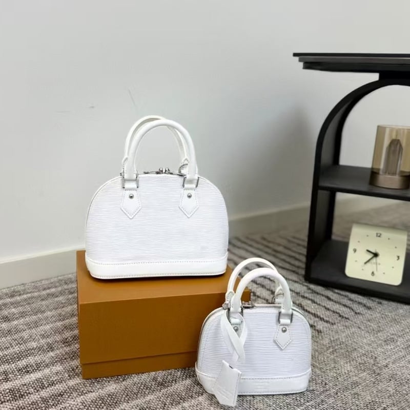 Noua geantă Almabbnano mini în formă de scoică, piele naturală cu textură valuri de apă, geantă crossbody pentru femei