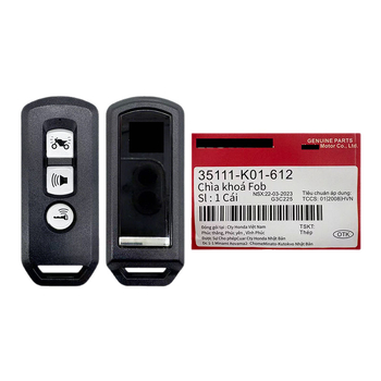 Chip ID47 433 MHz pentru cheia motocicletei Honda K01 cu etichetă K01