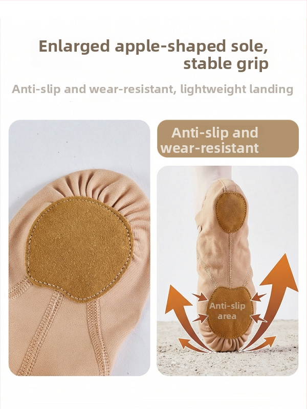 0113 Elastické textilné tanečné topánky s mäkkou podrážkou, baletný štýl Cat-Paw, unisex dospelí, na moderný tanec a jogu