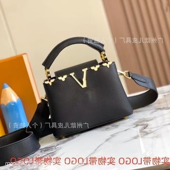 Geantă de umăr din piele naturală pentru femei, crossbody, cu design Capucines floral