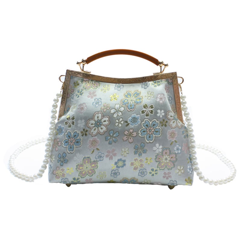 Geantă clutch în formă de scoică pentru femei, 2026 noul model, geantă de seară în stil chinezesc cu design floral