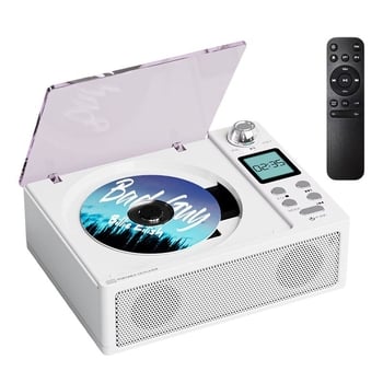 Player CD/MP3 portabil cu difuzor Bluetooth și radio FM