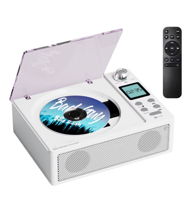 Player CD/MP3 portabil cu difuzor Bluetooth și radio FM