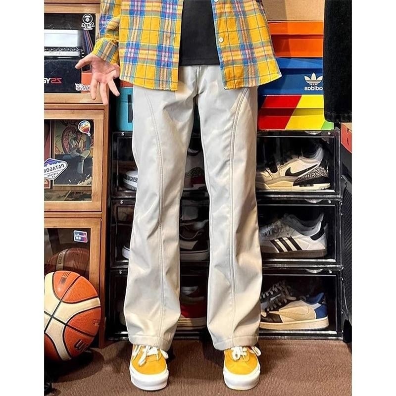 Pantaloni lungi pentru bărbați, largi, casual pentru primăvară și toamnă