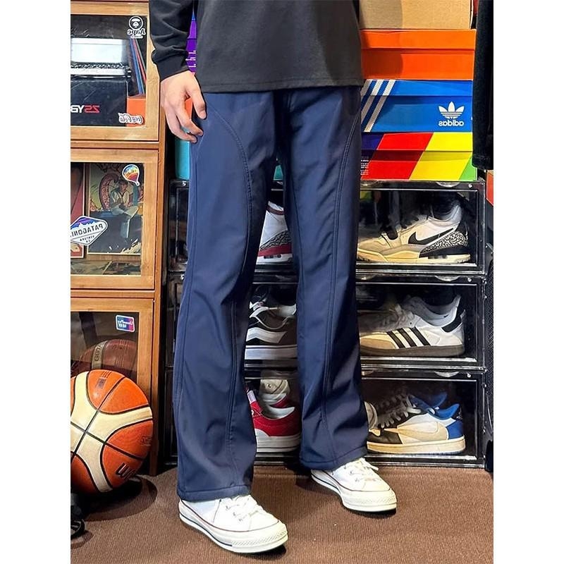 Pantaloni lungi pentru bărbați, largi, casual pentru primăvară și toamnă