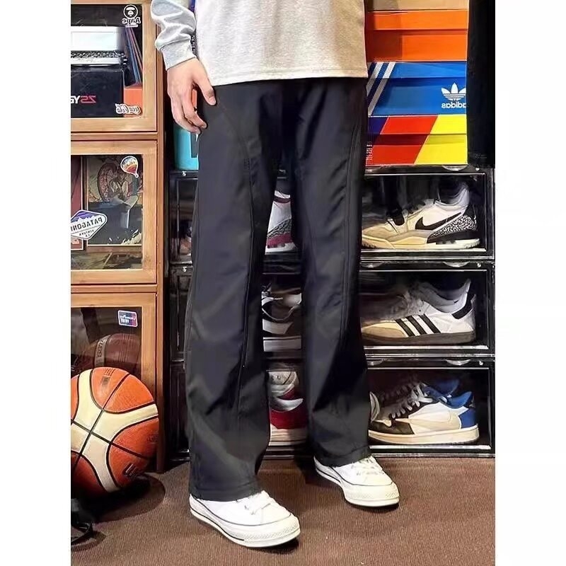 Pantaloni lungi pentru bărbați, largi, casual pentru primăvară și toamnă