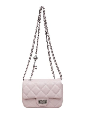 Geantă quilted cu lanț inspirată de Chanel pentru femei, mini geantă de umăr crossbody, senzație de lux, versatilă și la modă