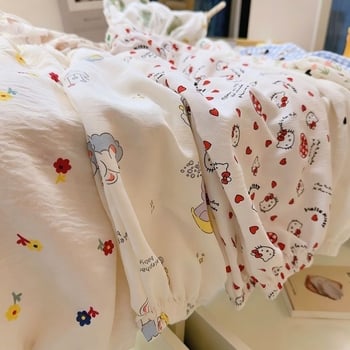 Pantaloni scurți de vară pentru copii, cu imprimeu animat și protecție împotriva țânțarilor, croială cropped