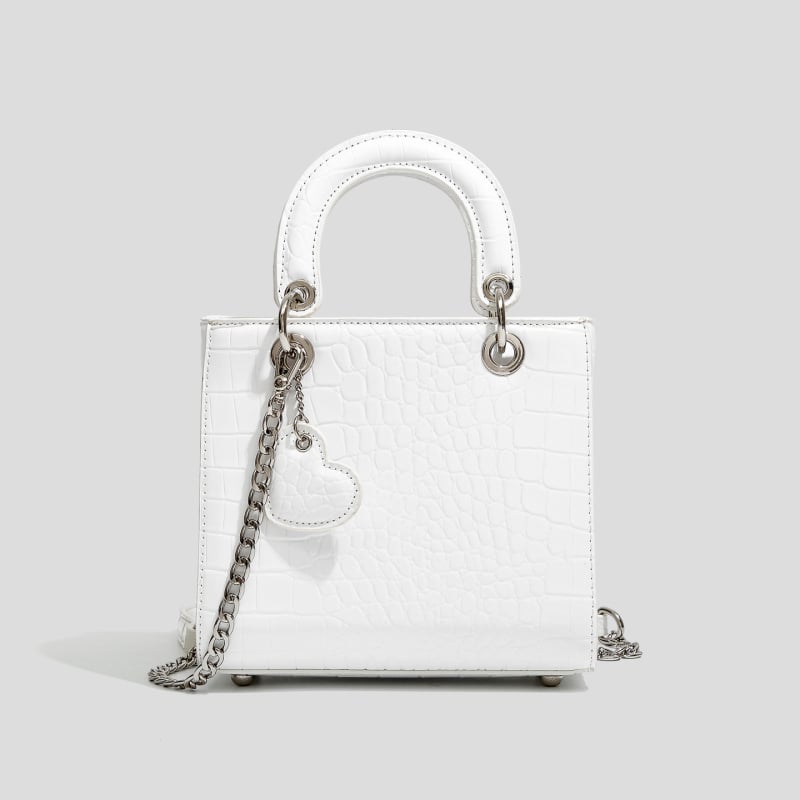 Geantă de damă Urdifuni cu model crocodil, PU piele, geantă de umăr și crossbody, mărime medie, vară 2026