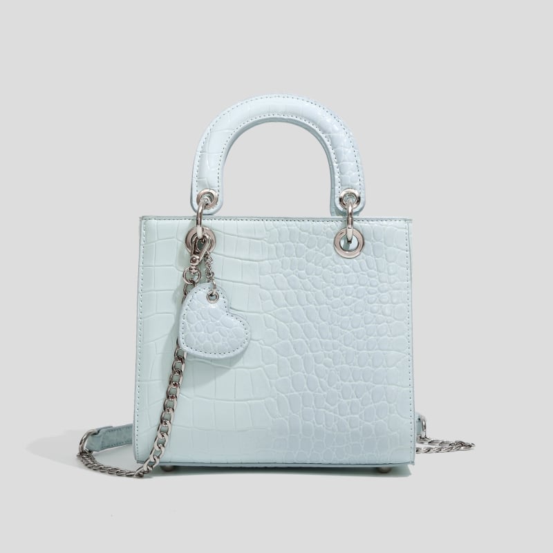 Geantă de damă Urdifuni cu model crocodil, PU piele, geantă de umăr și crossbody, mărime medie, vară 2026