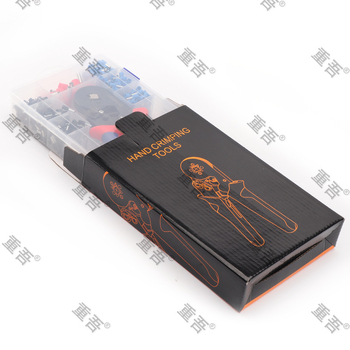 Set VE terminale de tip tub, 1200 buc., în cutie, conectori cu pini, capete de tip tub E