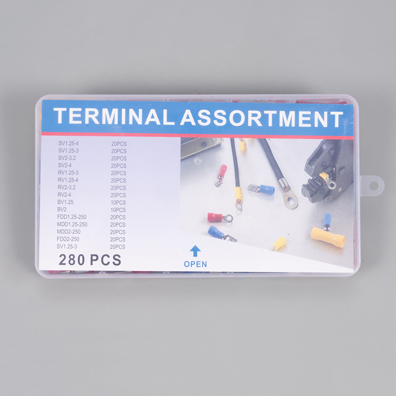 Set terminal tubular preizolat, cu clește, pini pentru panoul de comutare, mufe din cupru prin presare la rece