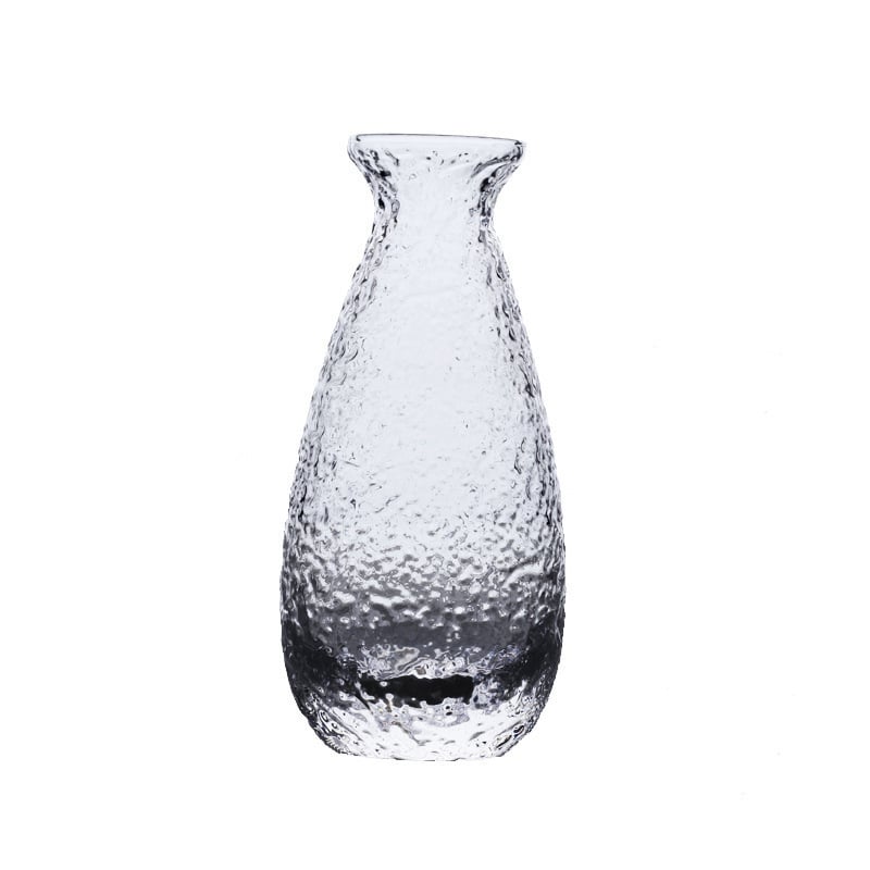 Set de pahare din sticlă pentru uz casnic, decantor transparent pentru băuturi spirtoase și set de saké, stil minimalist