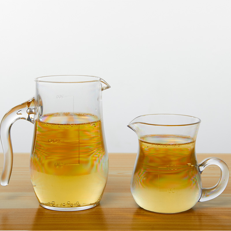 Decantor din acrilic cu mâner, dozator transparent pentru lichior și suc, capacitate peste 1000 ml