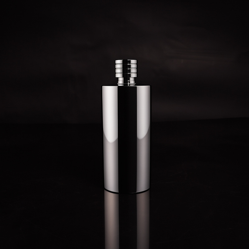 Flacon din oțel inoxidabil 304, cilindric îngroșat, portabil, formă rotundă