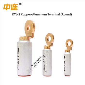 Bloc terminal de tranziție DTL cu cupru-aluminiu pentru stații de încărcare, 16-400 mm, carcasă din plastic, bornă mică pentru fir din aluminiu