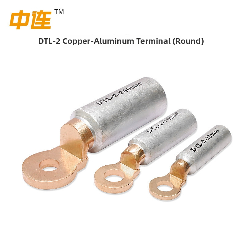 Bloc terminal de tranziție DTL cu cupru-aluminiu pentru stații de încărcare, 16-400 mm, carcasă din plastic, bornă mică pentru fir din aluminiu