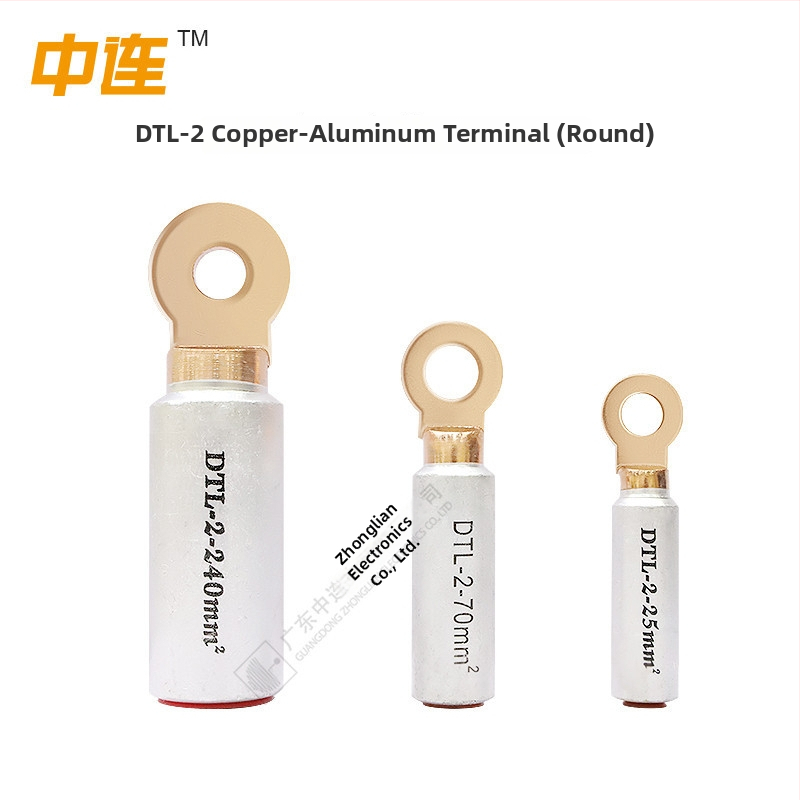 Bloc terminal de tranziție DTL cu cupru-aluminiu pentru stații de încărcare, 16-400 mm, carcasă din plastic, bornă mică pentru fir din aluminiu