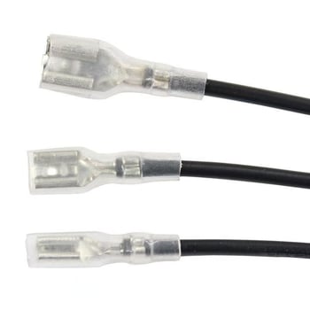 Sârmă arc 2.8/3.8/4.8/6.3 mm, cablu terminal roșu-negru, cu un capăt sau două capete, cablu de conectare izolat