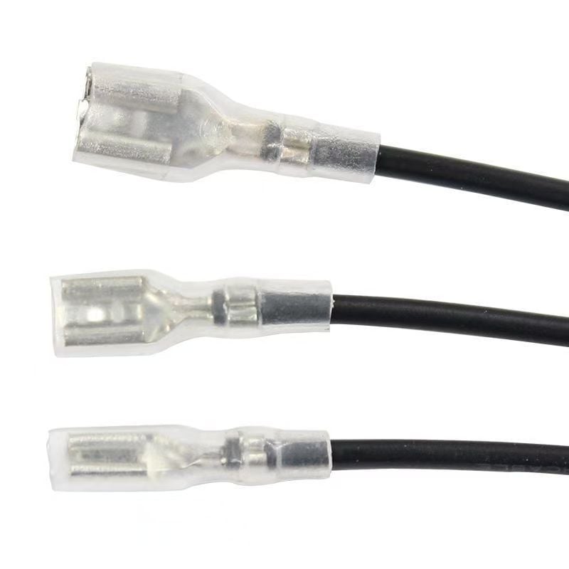 Sârmă arc 2.8/3.8/4.8/6.3 mm, cablu terminal roșu-negru, cu un capăt sau două capete, cablu de conectare izolat