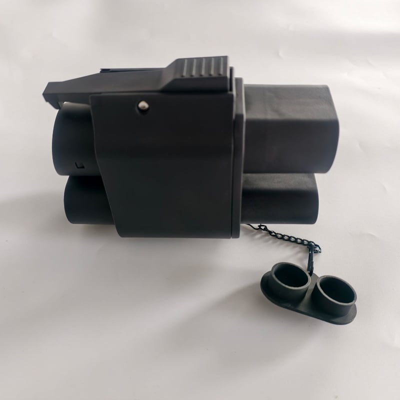 Adaptor pentru stația de încărcare a vehiculului electric, Europa către SUA CCS2–CCS1, convertor integrat