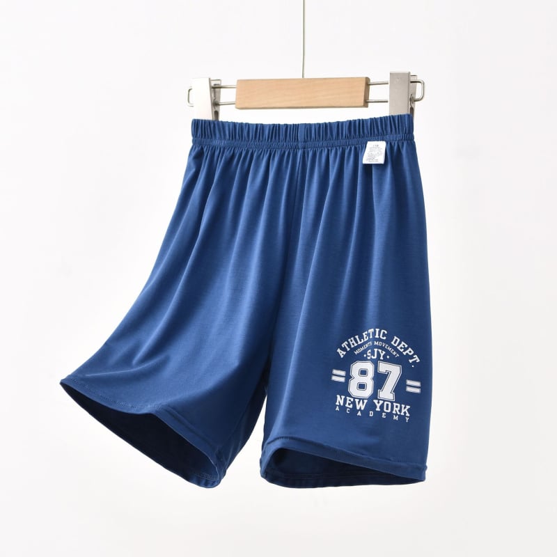 Pantaloni scurți de somn din modal pentru băieți pantaloni casual ușori de vară