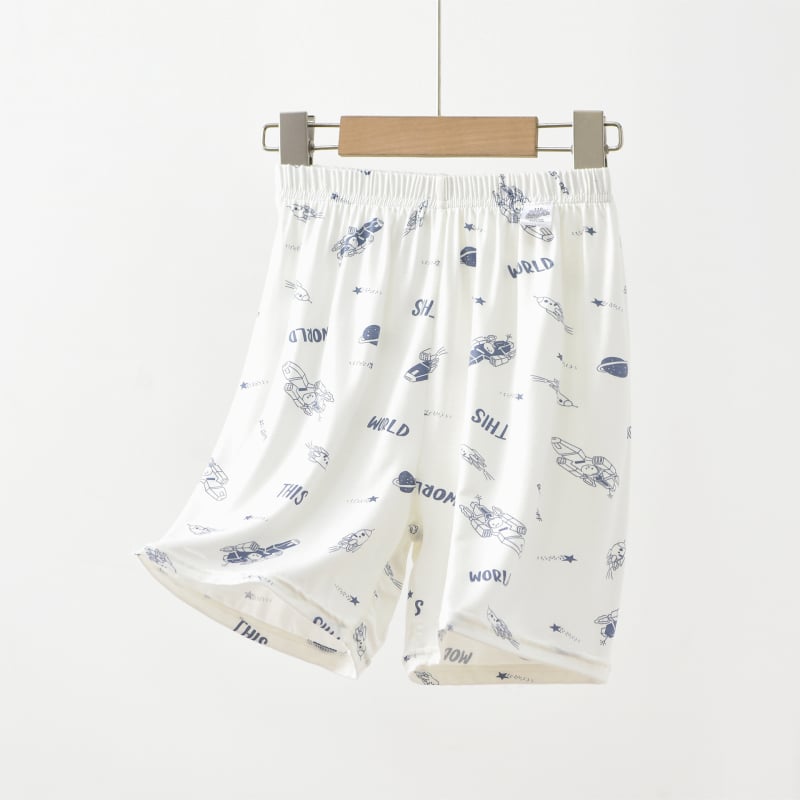 Pantaloni scurți de somn din modal pentru băieți pantaloni casual ușori de vară