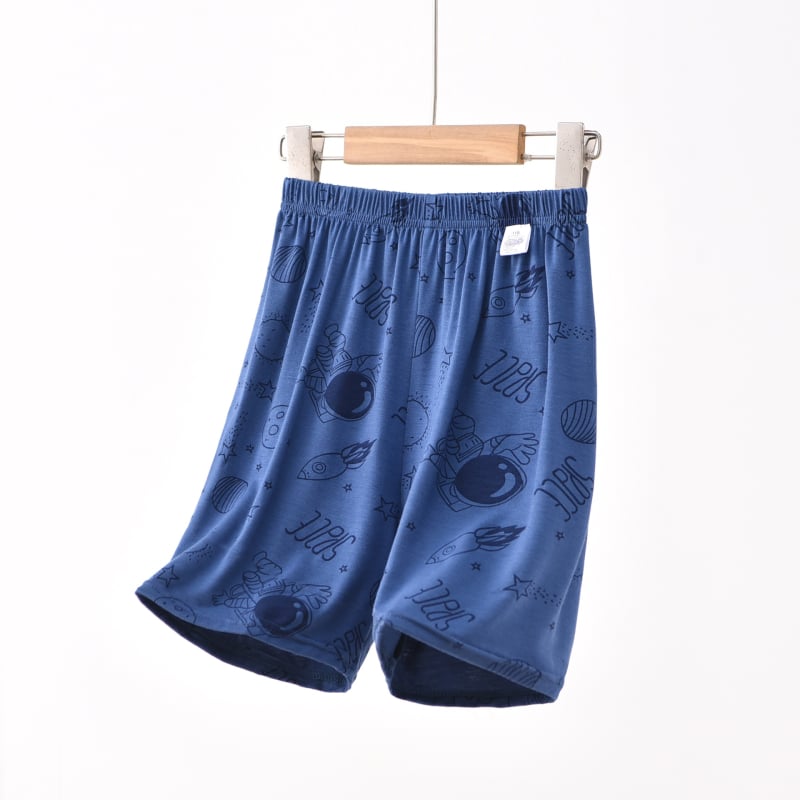 Pantaloni scurți de somn din modal pentru băieți pantaloni casual ușori de vară