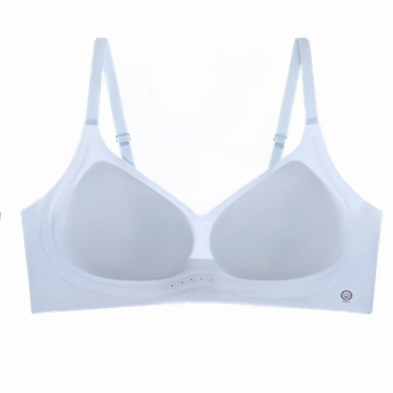 Lenjerie Camellia Flower Soufflé pentru femei, sutien fără cusături, spate respirabil, susținere și ridicare pentru sân mic, design răcoros și subțire
