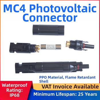 Fotovoltaický poistkový konektor MC4 s poistkovou trubicou 30 A