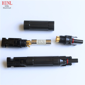 Fotovoltaický poistkový konektor MC4 s poistkovou trubicou 30 A
