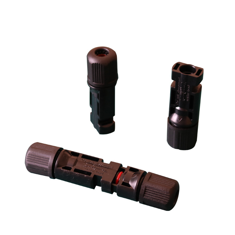 Conector MC4 fotovoltaic cu siguranță inline, 30A, tub de siguranță