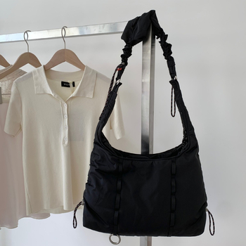 2026 Topo geantă tote din nylon, capacitate mare, ușoară, versatilă, unisex, pentru umăr și crossbody