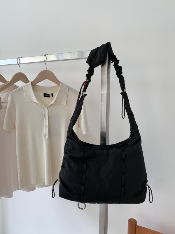 2026 Topo geantă tote din nylon, capacitate mare, ușoară, versatilă, unisex, pentru umăr și crossbody