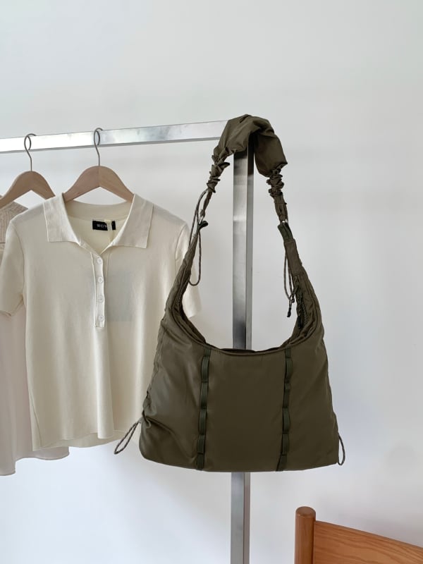 2026 Topo geantă tote din nylon, capacitate mare, ușoară, versatilă, unisex, pentru umăr și crossbody