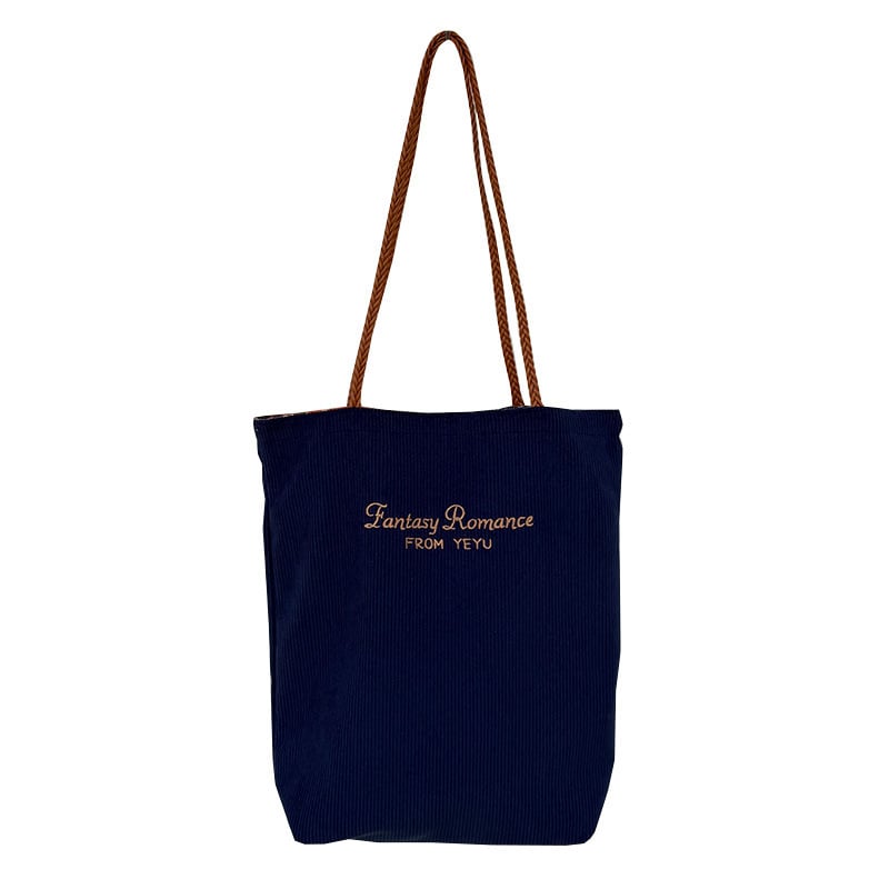 Geantă tote din corduroy cu două fețe pentru femei, capacitate mare, versatilă, la modă, retro, casual, curea de umăr pentru muncă și navetă