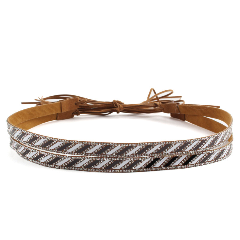 Bandă textilă cu paiete și cristale – accesoriu reglabil pentru pălării, curele și alte accesorii