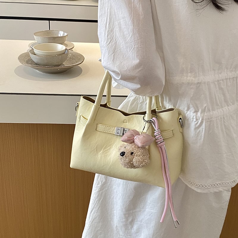Geantă pentru femei minimalistă, retro, de înaltă calitate — vară 2026, geantă versatilă crossbody și bucket bag