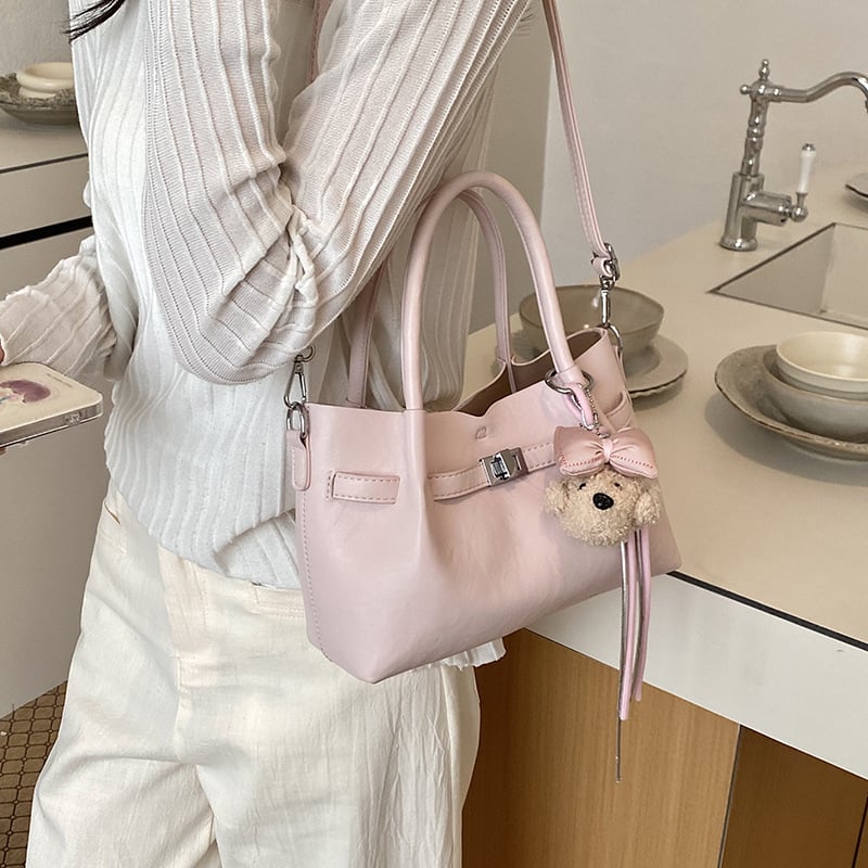 Geantă pentru femei minimalistă, retro, de înaltă calitate — vară 2026, geantă versatilă crossbody și bucket bag