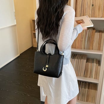 Geantă mică premium pentru femei, 2026 nouă în modă, versatilă, pentru umăr sau crossbody, geantă bucket minimalistă