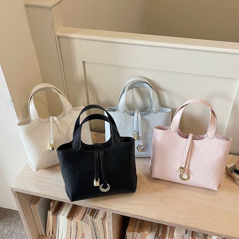 Geantă mică premium pentru femei, 2026 nouă în modă, versatilă, pentru umăr sau crossbody, geantă bucket minimalistă