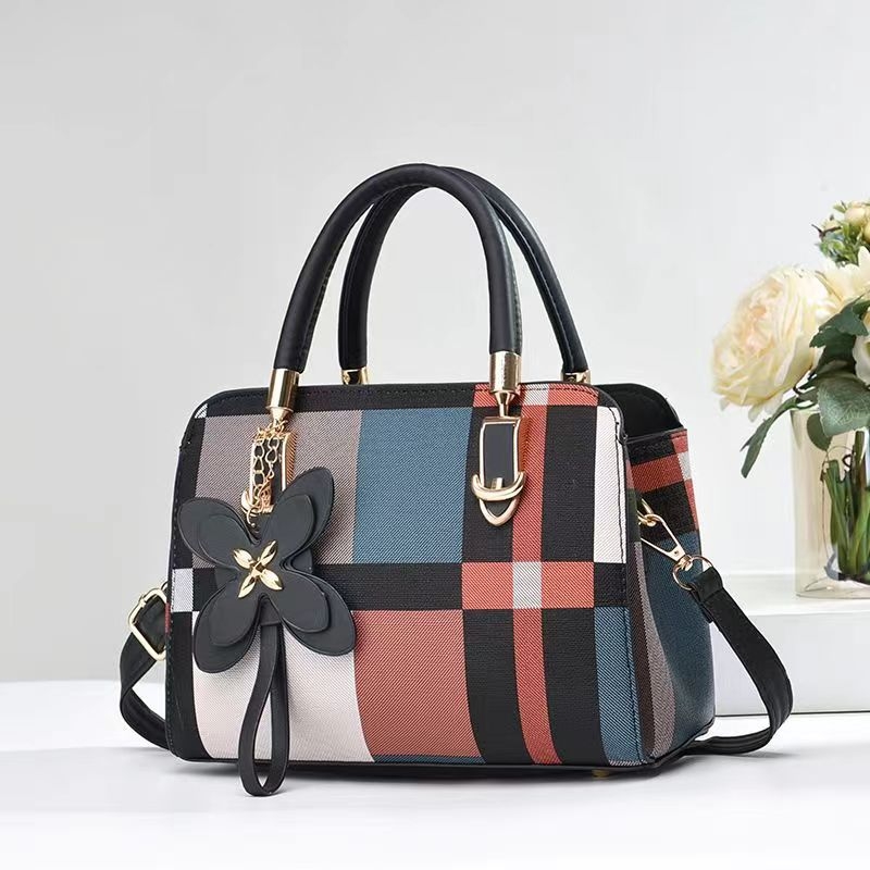 Geantă de damă din PU cu design color-block, capacitate mare, mărime medie, curesă de umăr, stil urban minimalist, închidere cu fermoar, căptușeală poliester.