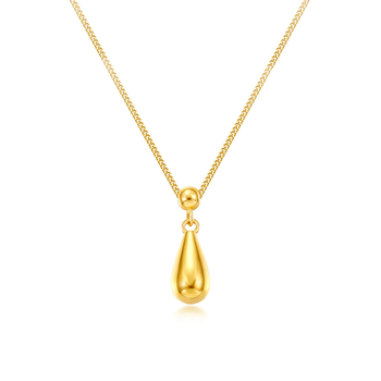 Rupert's Tears colier cu pandantiv în formă de picătură de apă, lanț pentru claviculă, design elegant