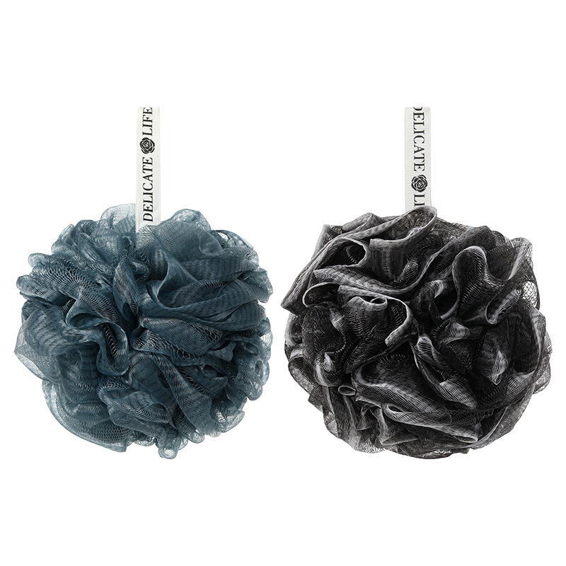 Balon de baie elegant, 80 g, extra mare pentru bărbați, delicat cu pielea